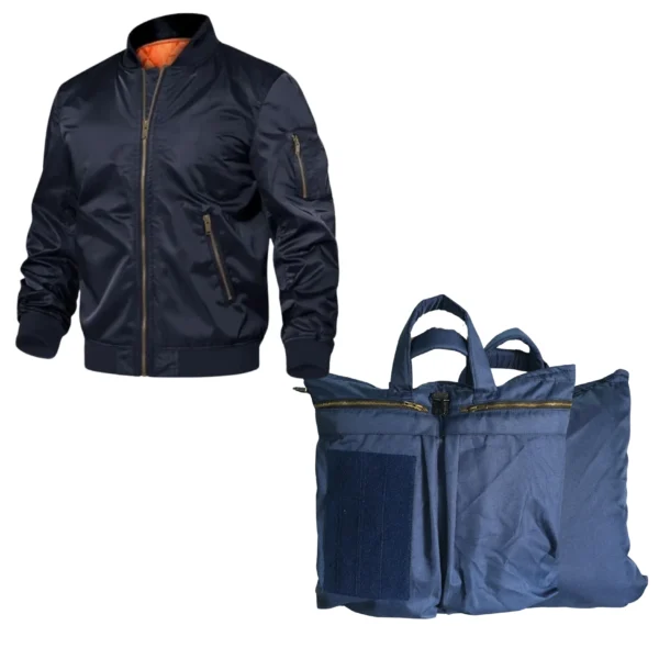 Helmet Bag & Flight Jacket
